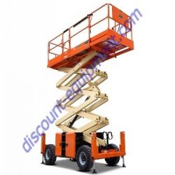 JLG 430LRT Package 4 Engine Powered Scissor Lift 4WD W/Kubota D1305 24 HP Tier 4 Final Diesel Engine