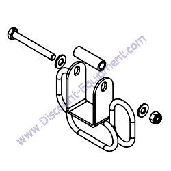 10667-KIT HOSE KEEPER WITH FASTENERS KIT Barreto 1320H-1620B Tiller
