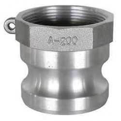 Coupler QA-600-DC 6" Male Adapter X 6" Female NPT, Aluminum, Part A