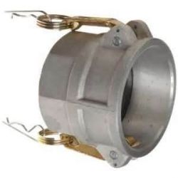 Coupler QD-200-DC, 2" Female X Female Thread, Aluminum, Part D