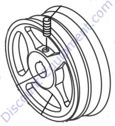 492057 Large Pulley Honda Engines for Essick EM70, EM90, Whiteman WM70, WM90