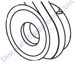 505205 Pulley, Small (Gas Engine) for Stow MS30, MS63, MS70
