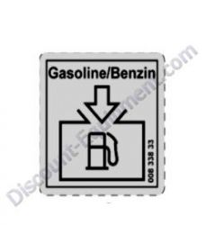 00833833 Decal Gasoline Filler Bomag BPR25-40 Reversible Plate Compactor