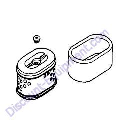 05749004 Element washable Bomag BPR25-40 Reversible Plate Compactor