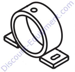530028 Drum Bearing Bracket for Essick EM70, EM90, Whiteman WM70, WM90