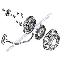 05749005 Recoil Starter Bomag BPR25-40 Reversible Plate Compactor