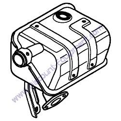 05748911 Silencer Bomag BPR25-40 Reversible Plate Compactor