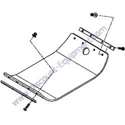 69002133 X5-Synthetic plate Bomag BPR25-40 Reversible Plate Compactor