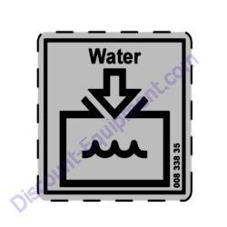 00833835 Decal Water Filler Opening Bomag BPR25-40 Reversible Plate Compactor