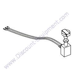 1000KI04GA ENGINE KILL SWITCH ASSEMBLY RED (WITH HARNESS) TK Equipment CM9P Concrete Mixer