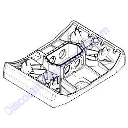 69203127 Plastic plate Bomag BPR35-60 Reversible Plate Compactor