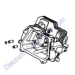 05748940 Cylinder Head Bomag BPR35-60 Reversible Plate Compactor