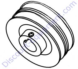 ST34051 Cast Iron Sheave for Toro/Stone Mixers