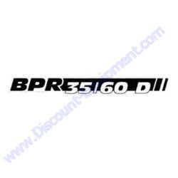 00832837 BPR35/60D Decal Bomag BPR35-60D Reversible Plate Compactor