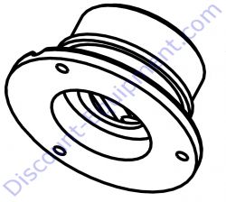 132-4117 (ST23462) Housing Bearing Toro/Stone 655PM 755PM 855PM 955PM Mixers