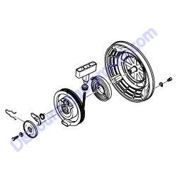05720110 Recoil Starter Bomag BPR35-60D Reversible Plate Compactor