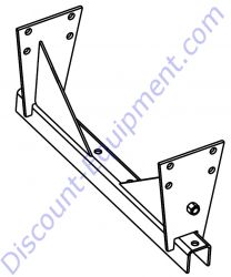 125-8219-03 (ST22511-2) Support Axle for Toro/Stone Mixers