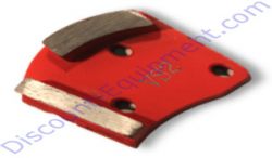 Diamond-Insert Rental VS2 Red for Alpha Grinder (Set of 4) C11R