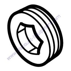 07611415 Screw plug Bomag BPR60-65D Reversible Plate Compactor