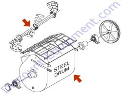 516070 Drum & Shaft Assembly for Stow MS70