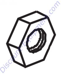 EM969013 (492583) Nut Nylock WS for Stow MS63, MS70, MS93