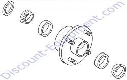EM941306 Hub Assembly 4 Bolt for 700/900/42/62/92 MS30, MS63, MS70, MS93 Mixers