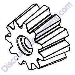 31030007 Pinion Z-11 Genuine Menegotti OEM Replacement Part