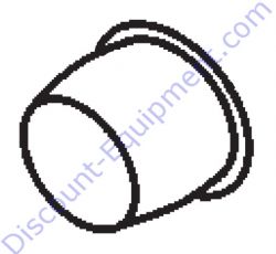 EM26518 Cap 14" Chrome Multiquip Mayco C30 Series Concrete Pump