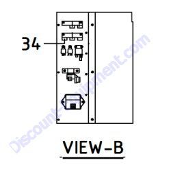 REF #34 - 44470 01700 Fuse Box Airman SDG400S-8E1 Generator