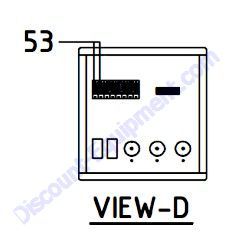 REF #53 - 46120 34100 Circuit Breaker 1P 20A Airman SDG400S-8E1 Generator