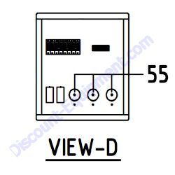 REF #55 - 44312 02801 Socket Airman SDG400S-8E1 Generator