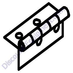 52480 13300 Hinge Airman SDG400S-8E1 Generator