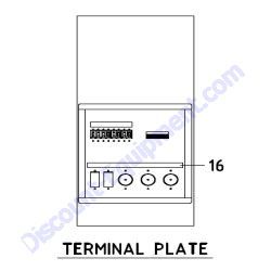 REF #16 - 39178 50620 Plate Socket Airman SDG400S-8E1 Generator