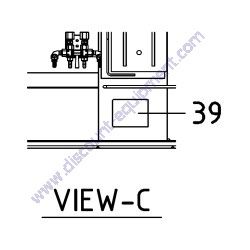 REF #39 - 39178 49120 Plate Changed Fuel Refill Airman SDG400S-8E1 Generator