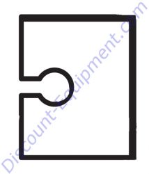 CR61A017 Terex RL4000 Bracket, Wire Guide