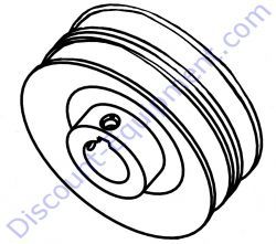 ST34522 Sheave 3BK130H X 1 for Toro/Stone Mixers