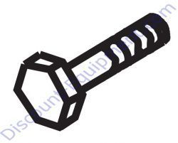 ST80392 (ST80376) HHCS 7/16-14 x 2-1/4 ZN for Toro/Stone Mixers