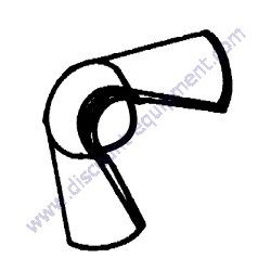 Bil-Jax 0068-013 J-Lock Wing Nut 1/2"