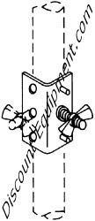 Bil-Jax 0069-0015 Bracket for Hole or Notched Brace