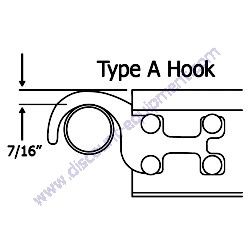 0054-130 Bil-Jax Aluminum Hook Type A Replacement Kit