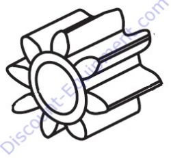 3351 Pinion Gear for Multiquip EM/WM700 or EM/WM900