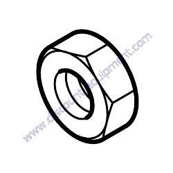 492589 NUT 1/2" NF for Whiteman Concrete Mixers