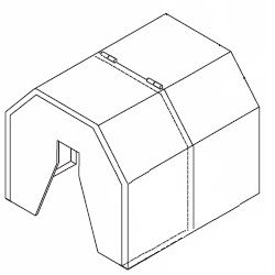 503598 CABINET, ENGINE ASSY. for Whiteman Concrete Mixers