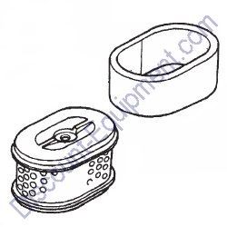 17210-ZE2-822 (17210ZE2515) ELEMENT AIR CLEANER DUAL YELLOW Honda Engines