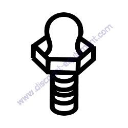 EM916001 GREASE FITTING 1/8" NPT for Whiteman Concrete Mixers