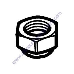 EM969013 NUT, LOCK 3/8" NC for Whiteman Concrete Mixers