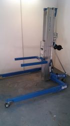 Genie SLA-15 Straddle Base Material Lift, 11' 5.5" 1000lbs, S/N 55730