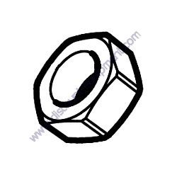 13287 LOCK NUT 8-32 for Stow Concrete Mixers