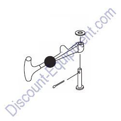 491010 LATCH ASSEMBLY COMPLETE Stow CMS44S CMS64S CMS94S Concrete Mixers