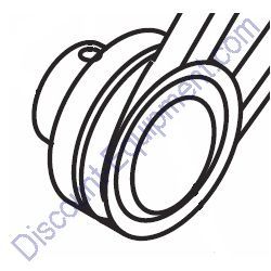 504075 DRIVE PULLEY 8.0 HP for Stow Concrete Mixers
